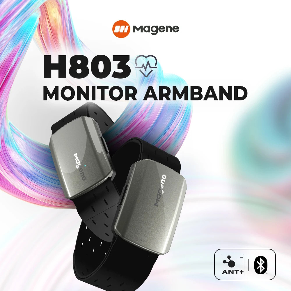 Monitor Arm Single - Magene H803 心拍数アームバンドモニター デュアルモード Bluetooth ANT