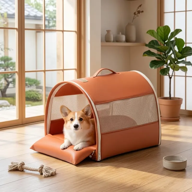 Tech Accessories Wholesale - 工場卸売 高級可愛い犬猫用洞窟型ベッド 犬用洞窟型ベッド ペット用品 猫用ベッド 高級テック生地
