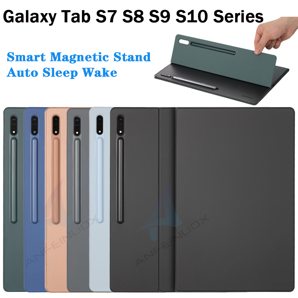 Pen Holder Magnetic - 磁気ケースサムスンギャラクシータブ S8 S10 プラススタンドカバー S10 FE