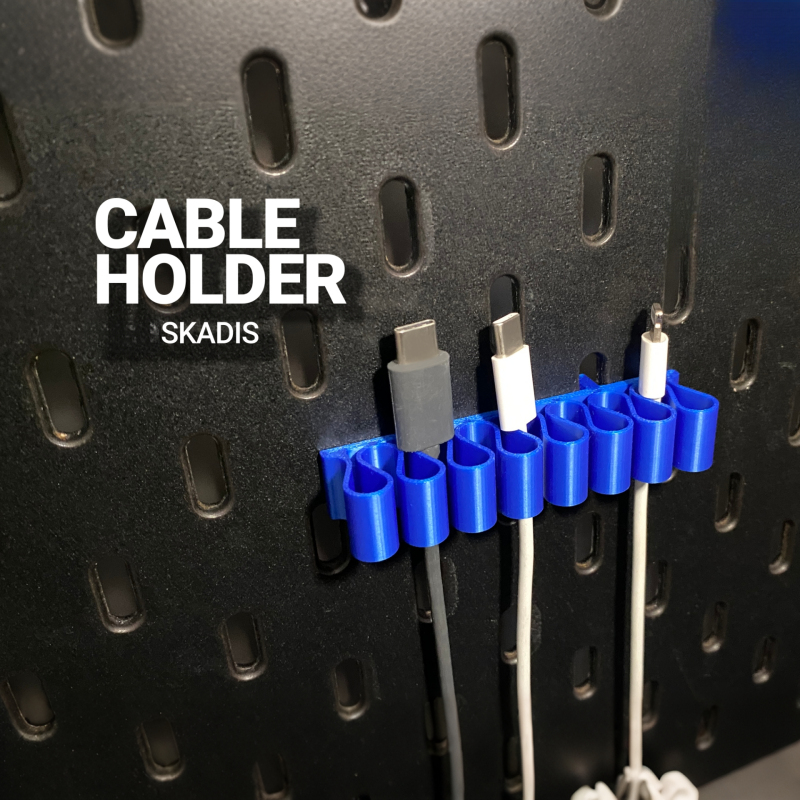 Desk Cable Clip - ケーブルオーガナイザークリップ ペグボード壁掛け式 Skadisペグボード対応 ワイヤー管理 充電コード収納 デスクトップケーブルホルダーラック