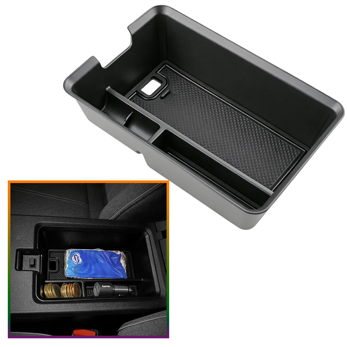 Tech Accessories Storage - ルノー メガーヌ E-Tech 2022 2023用 アームレスト収納ボックス