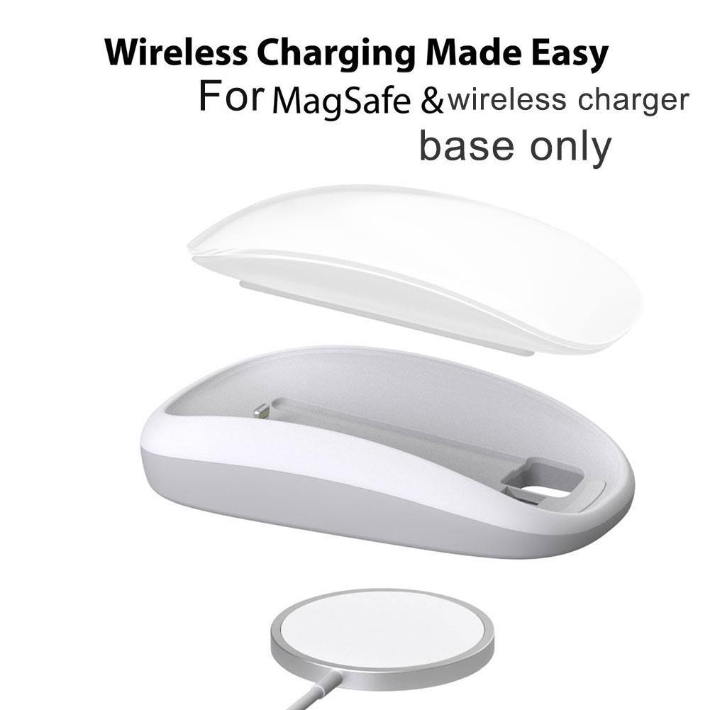 Mouse Charging Pad - マウスベース Apple マジックマウス 2 充電ベース人間工学に基づいた MAGSAFE