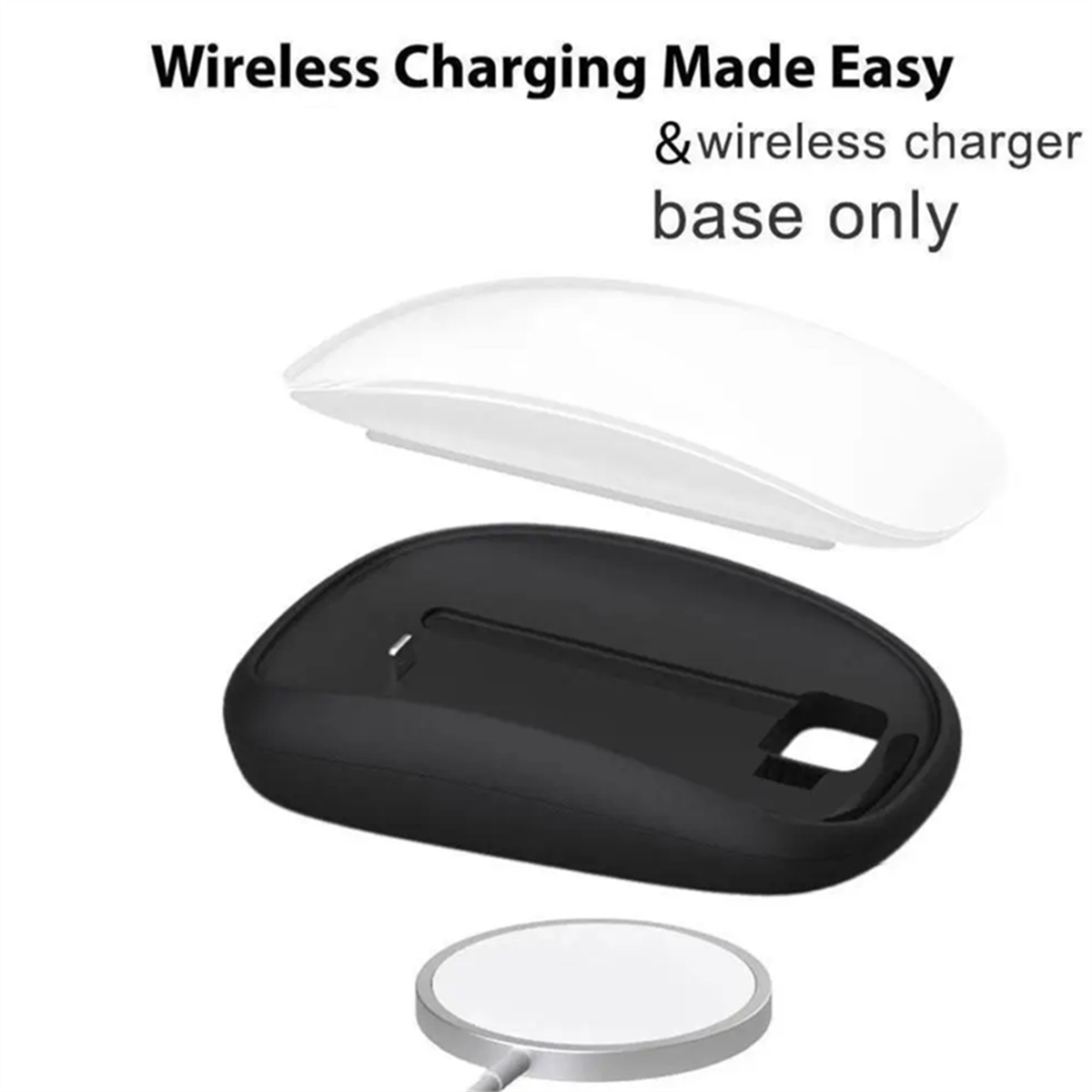 Apple Magic Mouse 2用のワイヤレス充電ドッ - Mouse Charging Pad のレビューと価格