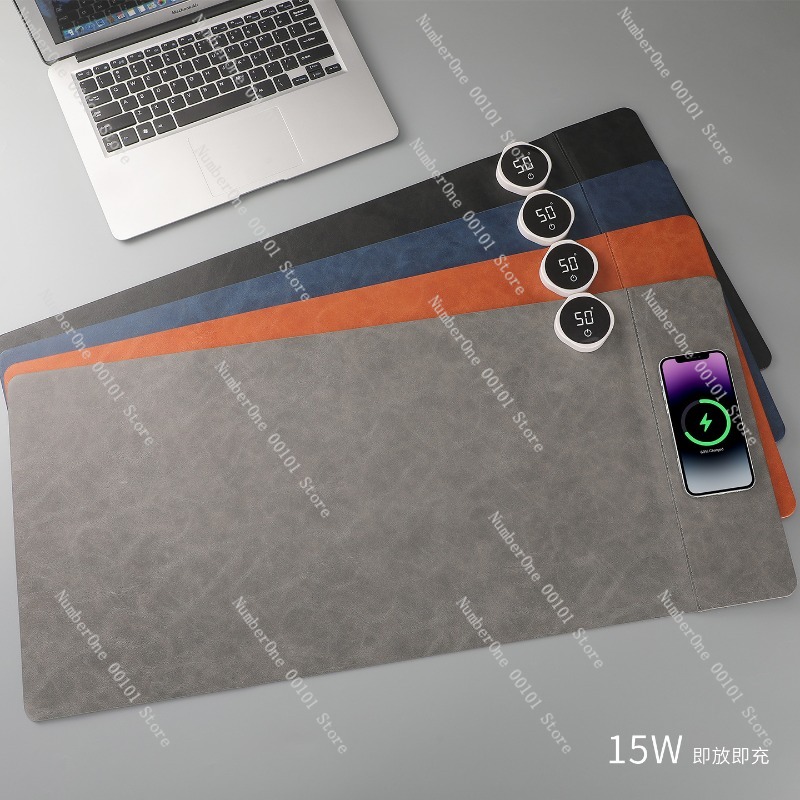 ワイヤレス充電マウスパッド大型オフィスデスクマット加熱マウス - Mouse Charging Pad のレビューと価格