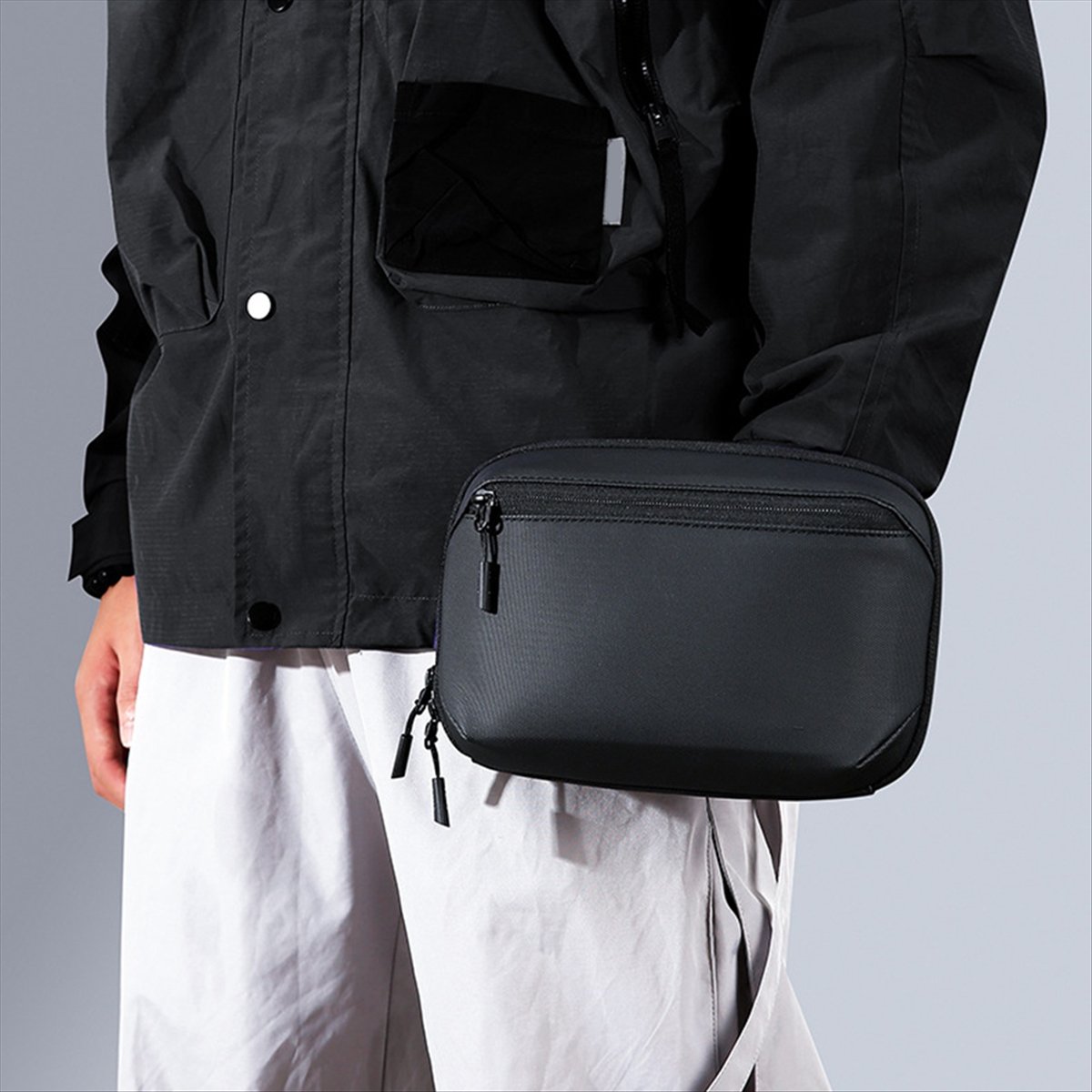 ☶ ❈ ＊ ♥ AC1579-防水テックポーチ 多層オーガナ - Tech Accessories Storage のレビューと価格