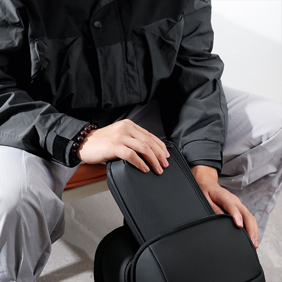 ☶ ❈ ＊ ♥ AC1579-防水テックポーチ 多層オーガナ - Tech Accessories Storage のレビューと価格