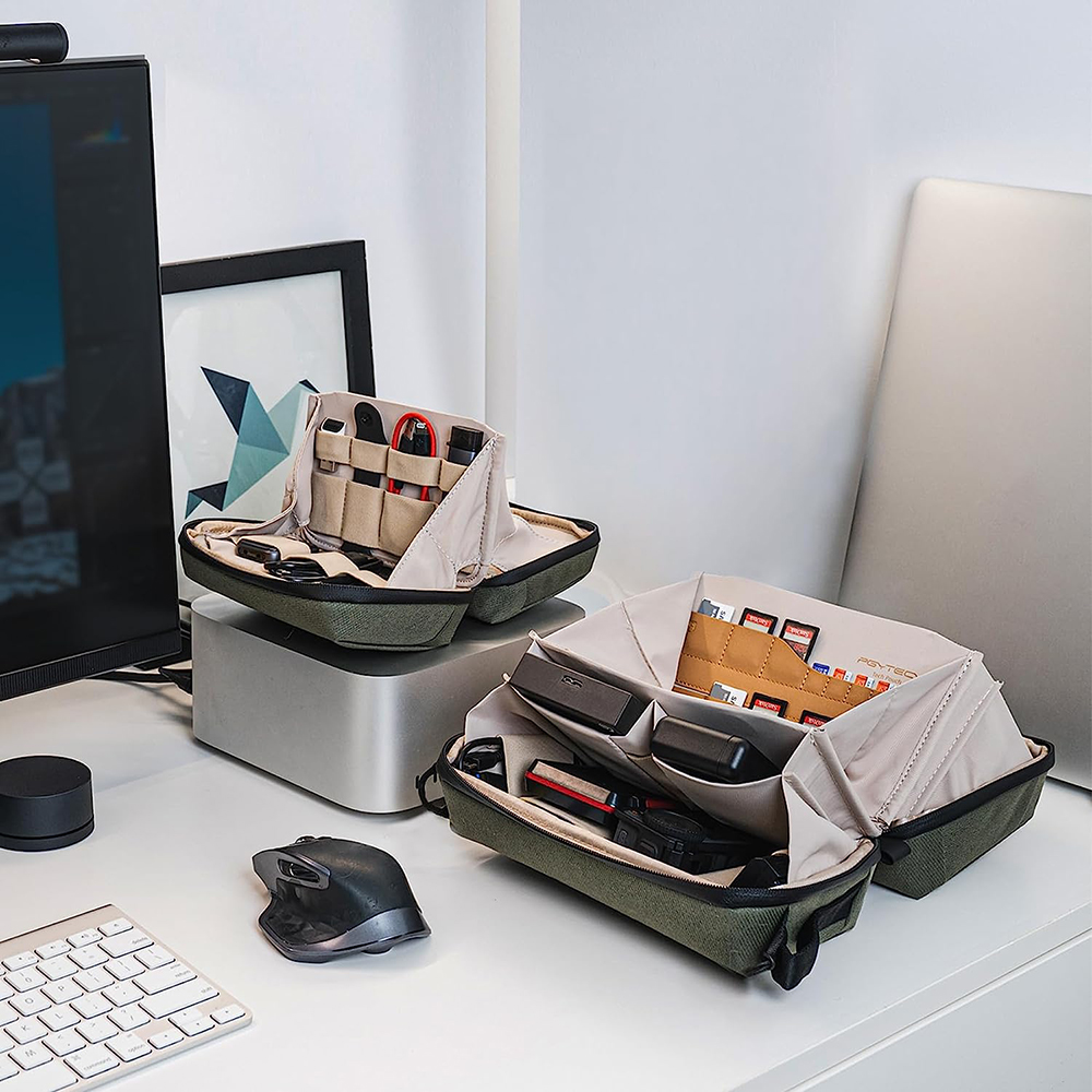 Pgytech-ケーブル、電話バッテリー、電子機器オーガナイ - Tech Accessories Storage のレビューと価格