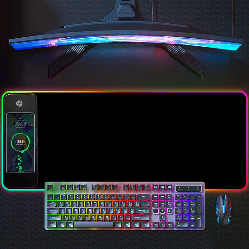 スーパーセール RGB ワイヤレス充電マウスパッド デスクマ - Mouse Charging Pad のレビューと価格