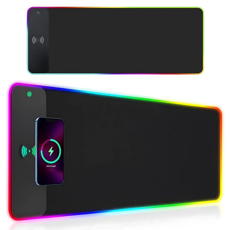 スーパーセール RGB ワイヤレス充電マウスパッド デスクマ - Mouse Charging Pad のレビューと価格