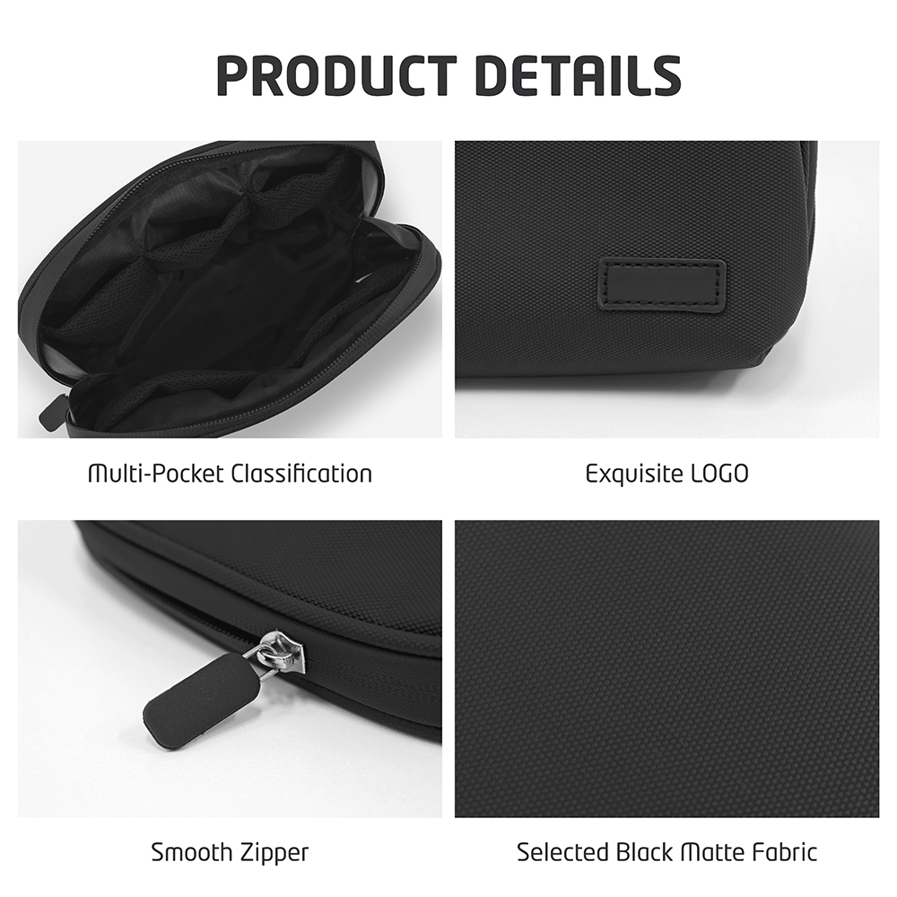 軽量防水テックポーチ、ポータブル電子機器アクセサリーケース、 - Tech Accessories Storage のレビューと価格
