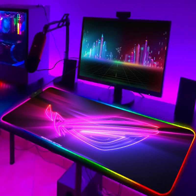 RGB マウスパッドクール ROG マウスパッドゲーマーキー - Mouse Charging Pad のレビューと価格