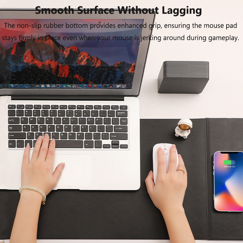 ワイヤレス充電対応PUマウスパッド ゲーミング大型滑り止めマ - Mouse Charging Pad のレビューと価格