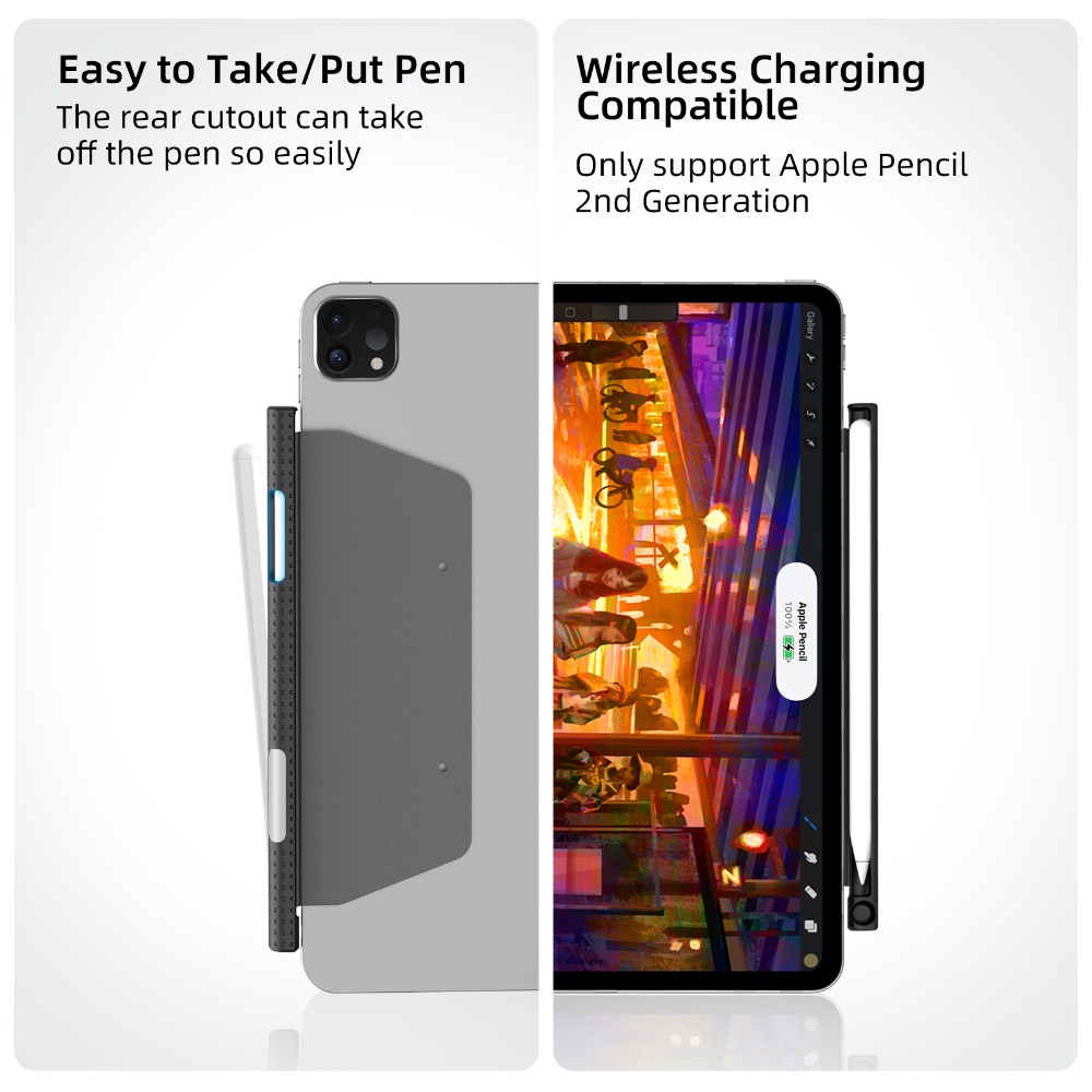 スマートフォリオペンシルホルダー、m-agicキーボード、鉛 - Pen Holder Magnetic のレビューと価格