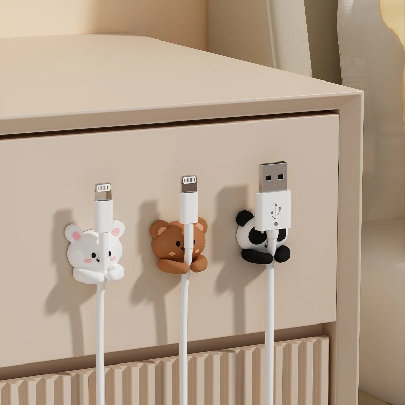 WORTHBUY かわいいデスクトップケーブルオーガナイザー - Desk Cable Clip のレビューと価格