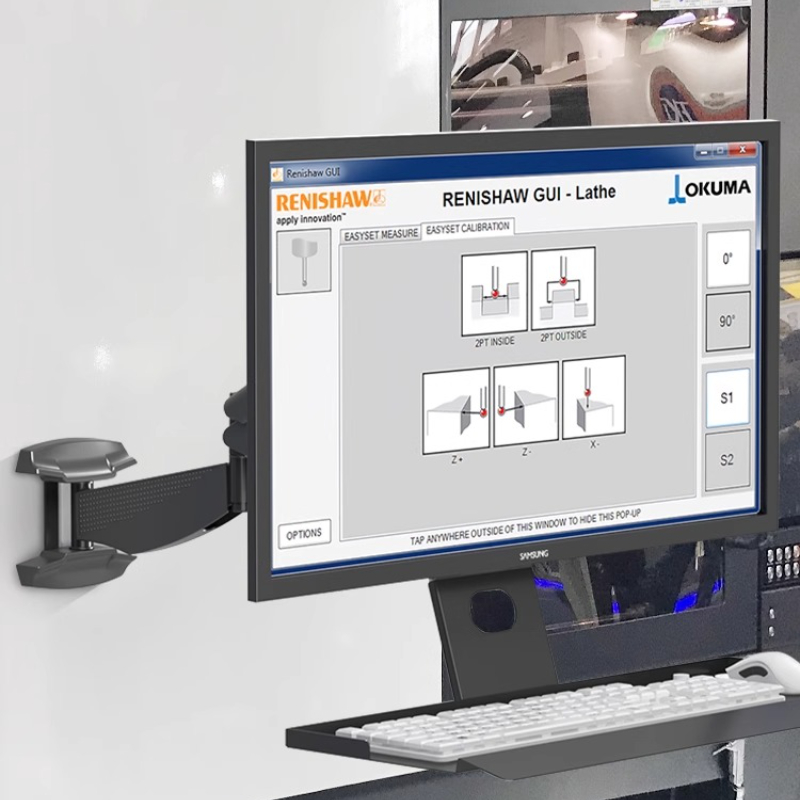 ヘビーデューティモニターマウントラック人間工学に基づいた調節 - Monitor Arm Single のレビューと価格