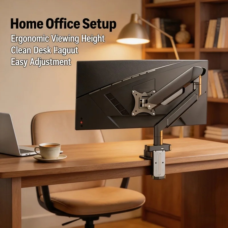 14インチ～32インチスクリーン用シングルモニターマウントブ - Monitor Arm Single のレビューと価格